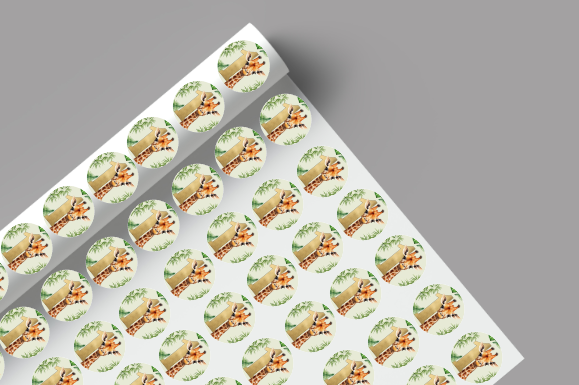 Thumbnail: Birthday number giraffe 