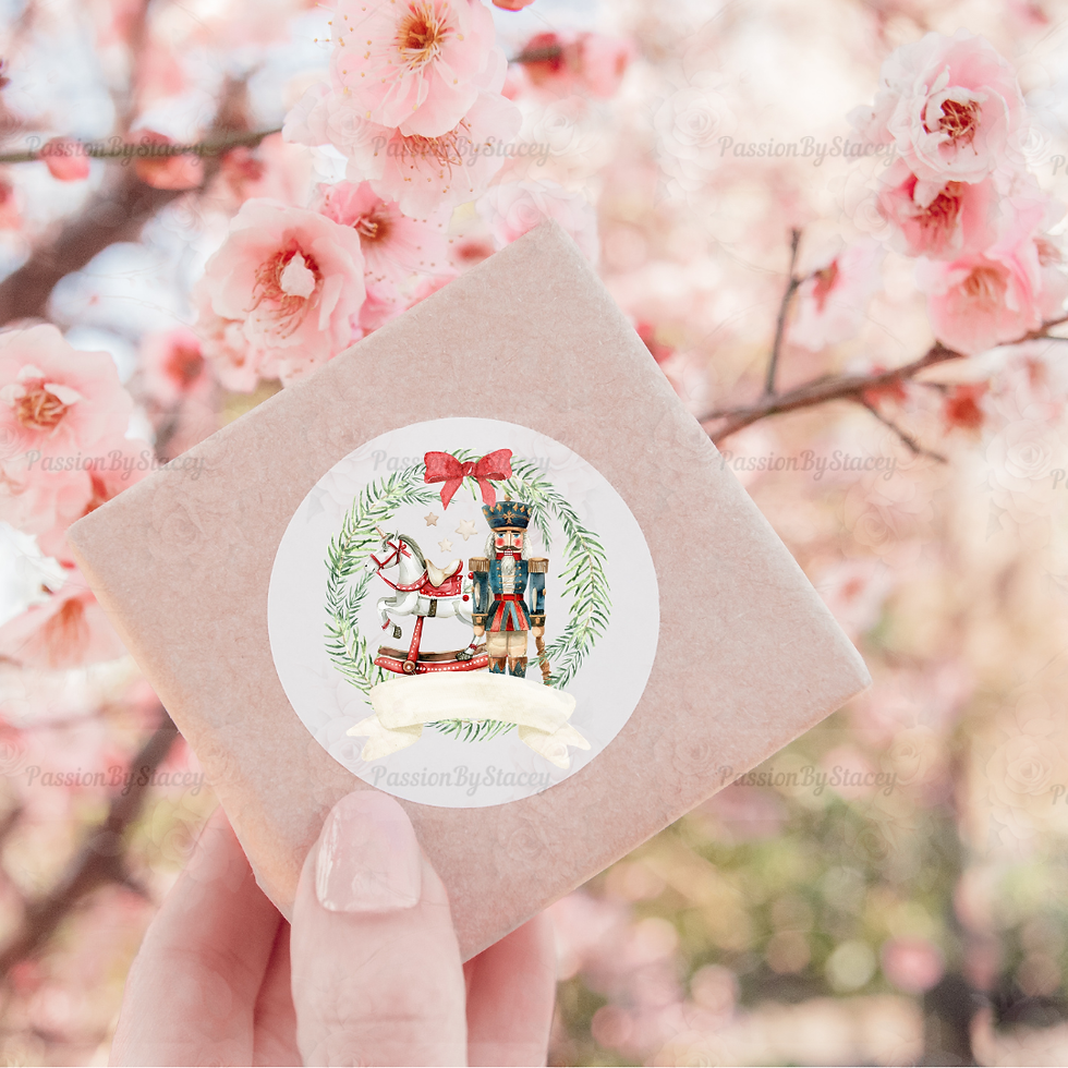 Thumbnail: Nutcracker wreath sticker