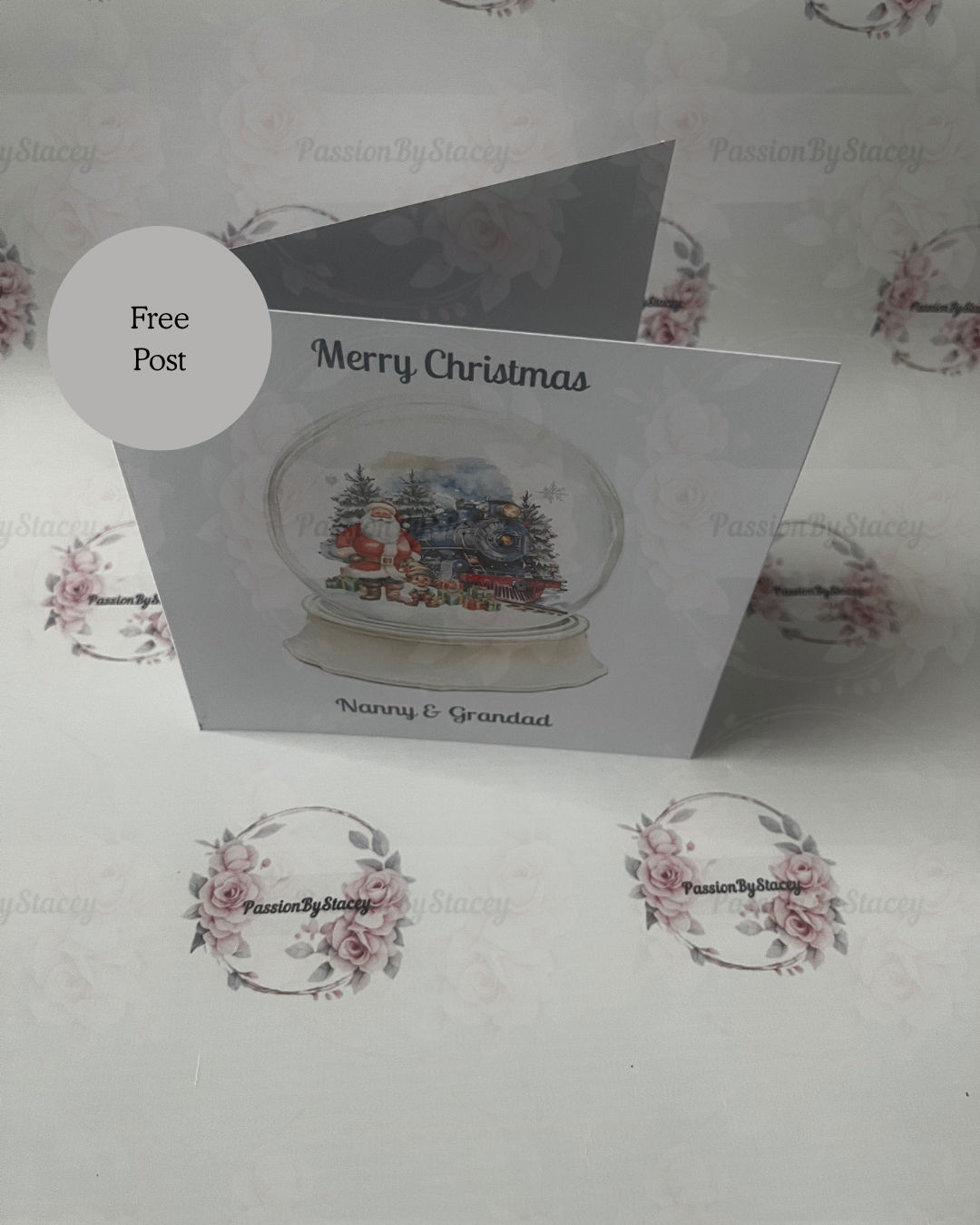 Santa train snowglobe collection
