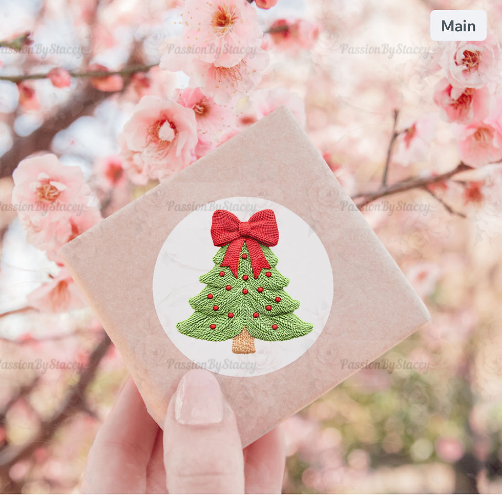 Thumbnail: Embroidery tree sticker