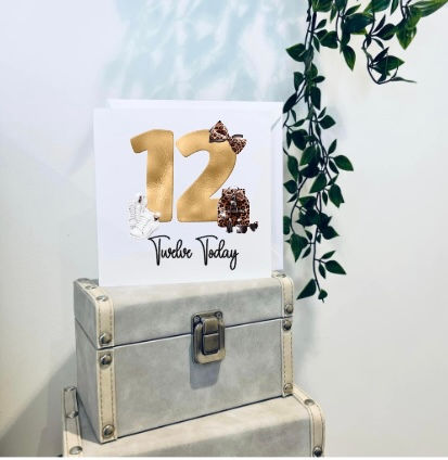 Thumbnail: Gold leopard print girlie numbers 