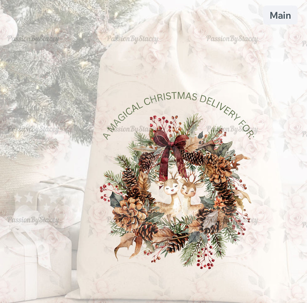 Thumbnail: The reindeer wreath collection jumbo sack