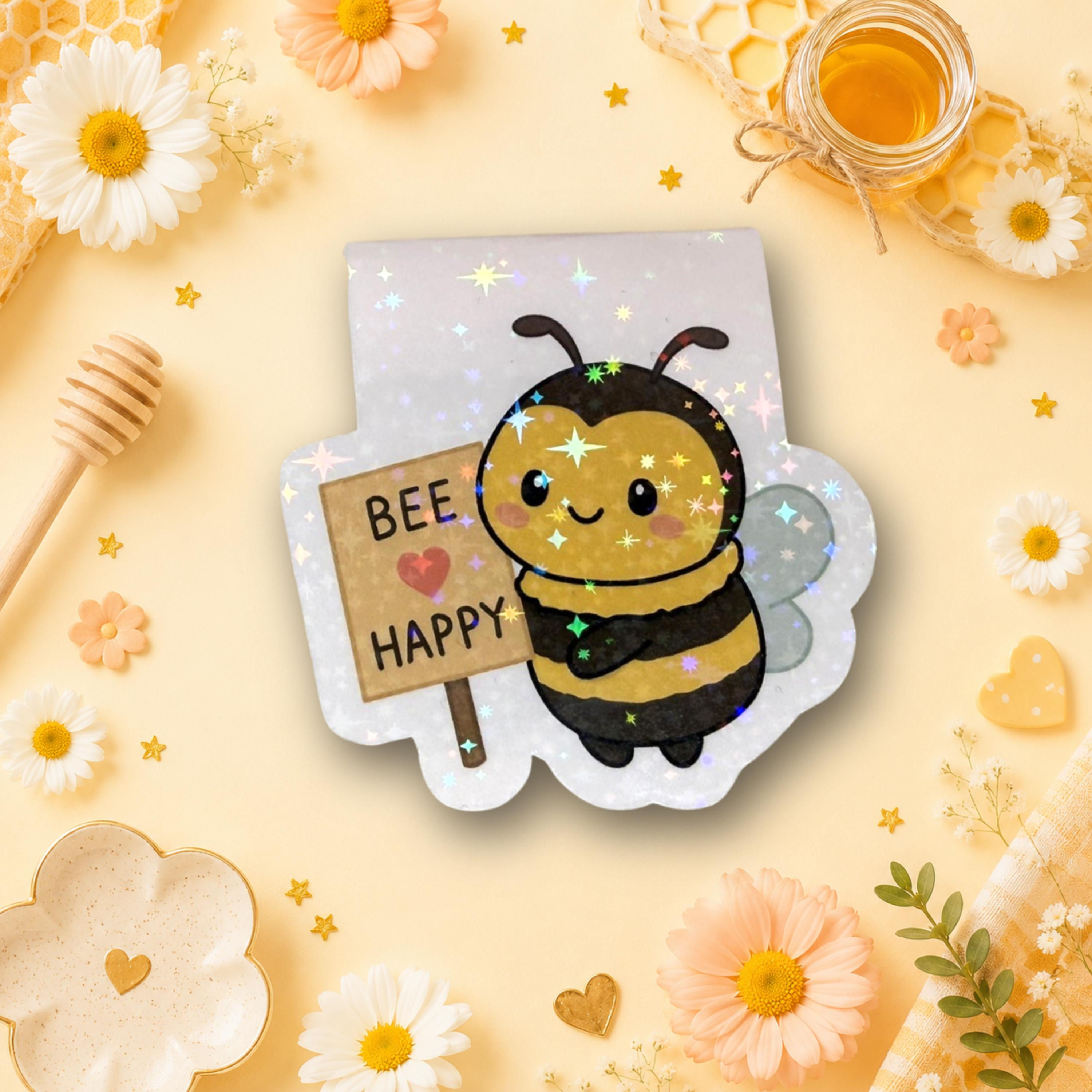 Bee Happy Biene Magnetisches Lesezeichen