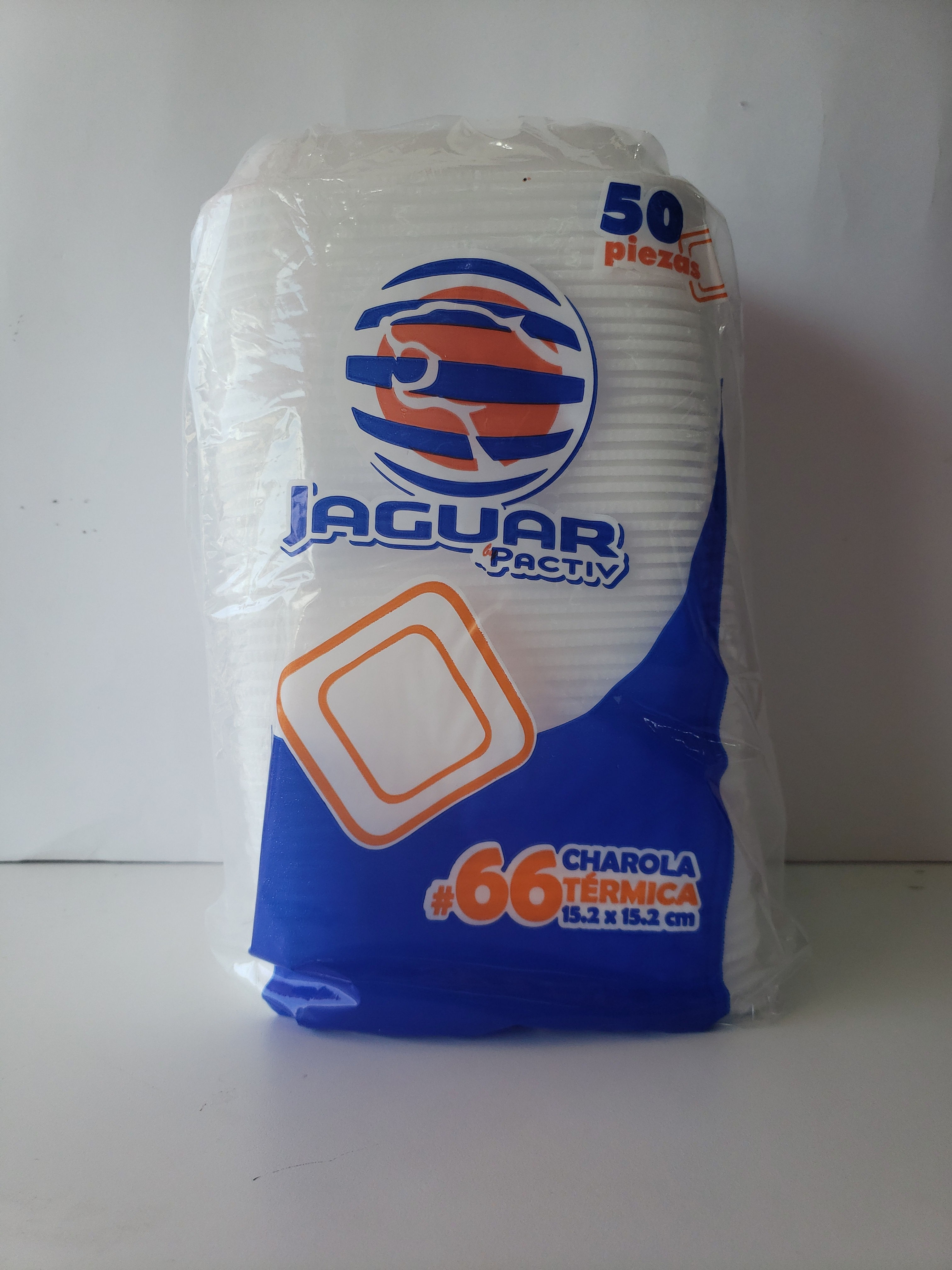 PAQ CHAROLA TERMICA #66 C/50 PZAS JAGUAR