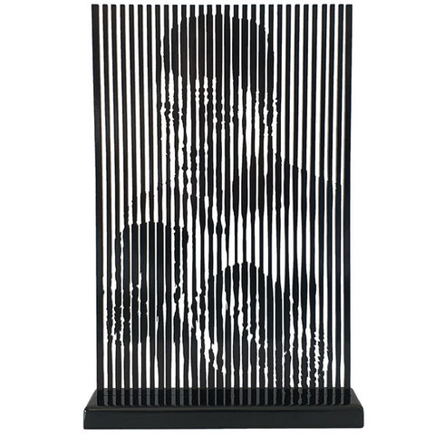 sculpture op art Muhammad ©laurencenolleauAli©laurencenolleau