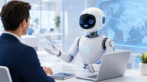 Asistente de Inteligencia Artificial de AABO Services respondiendo consultas sobre SIG, gemelos digitales, analítica de datos y transformación digital empresarial.
