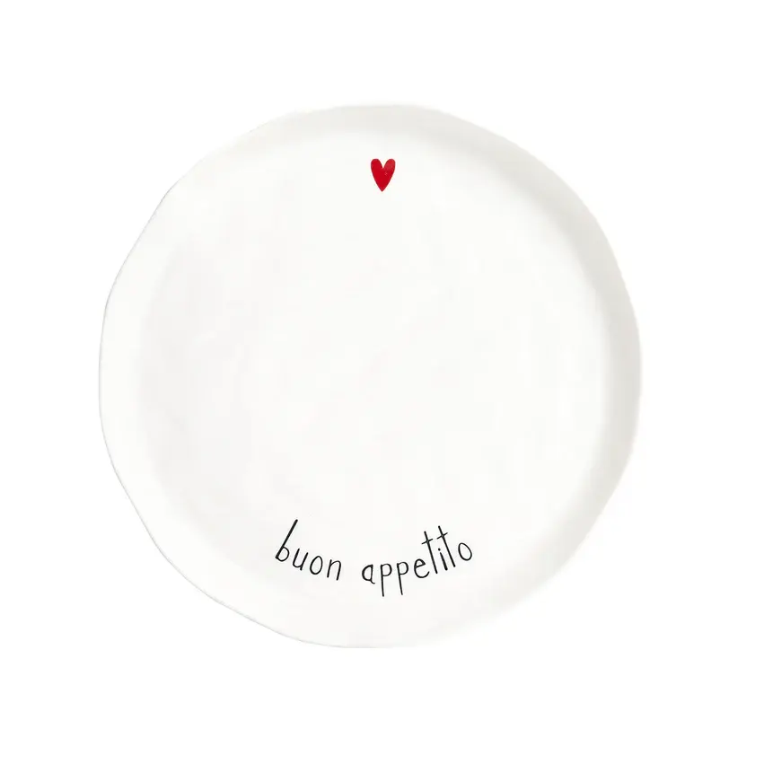Piatto piano "Buon appetito"