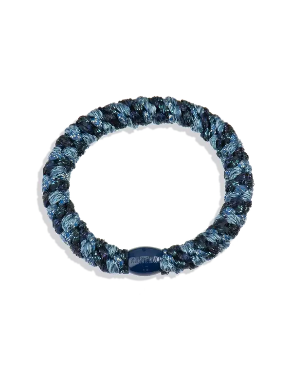 Elastico per capelli " blue medley glitter"