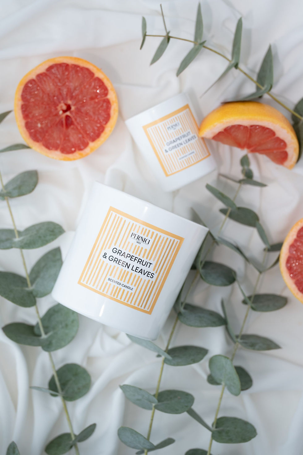 Miniatura: Candela Grapefruit & Green leaves 70g