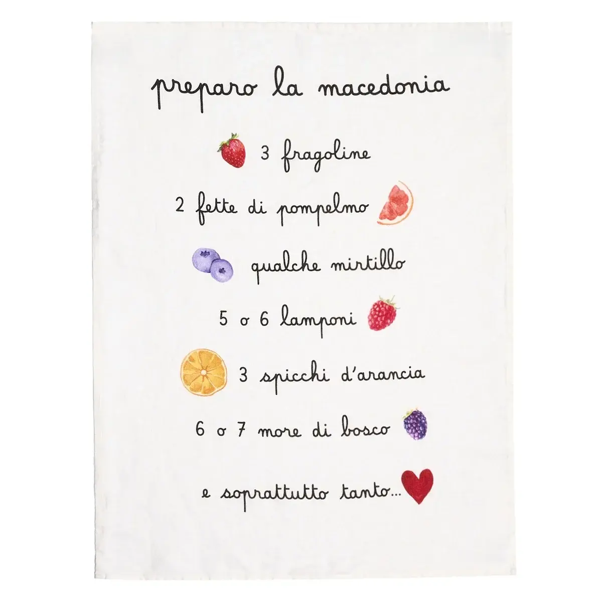 Canovaccio "Preparo la macedonia"