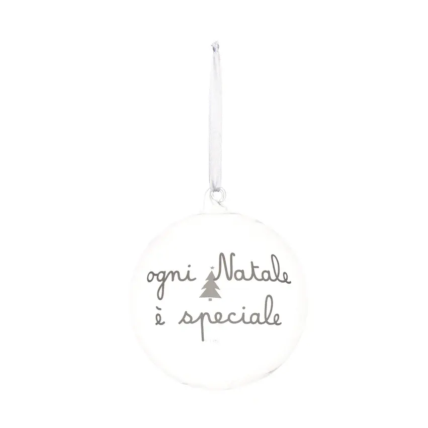 Pallina "Ogni Natale è speciale" - 15 cm