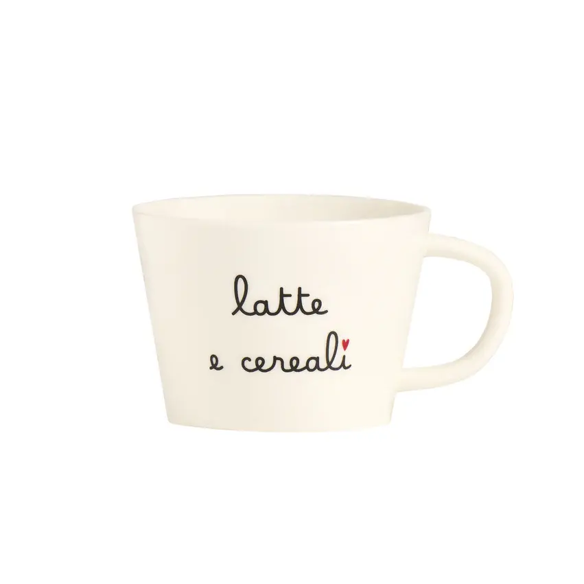 Tazza colazione "Latte e cereali"