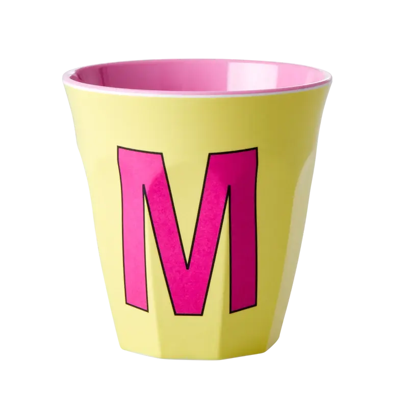 Bicchiere melamina M giallo