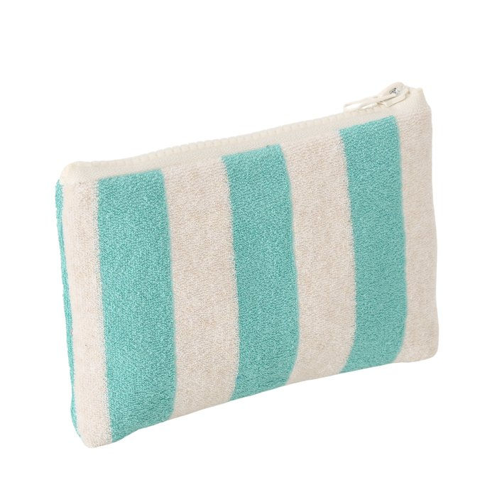 Bustina trucchi righe tiffany