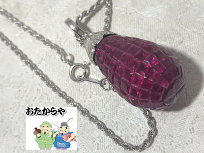 京都市伏見区のお客様よりルビー付ネックレスを買取させて頂きました。