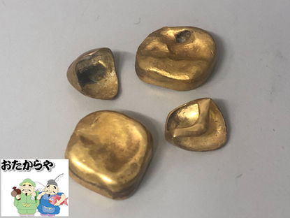 京都府向日市のお客様より金歯を買取させて頂きました。