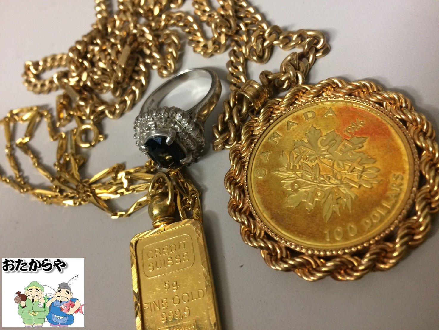 京都市右京区のお客様より、出張買取で貴金属を買取させて頂きました。