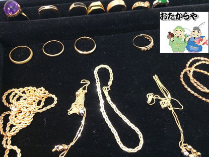 福知山市のお客様より、貴金属を大量に買取させて頂きました。