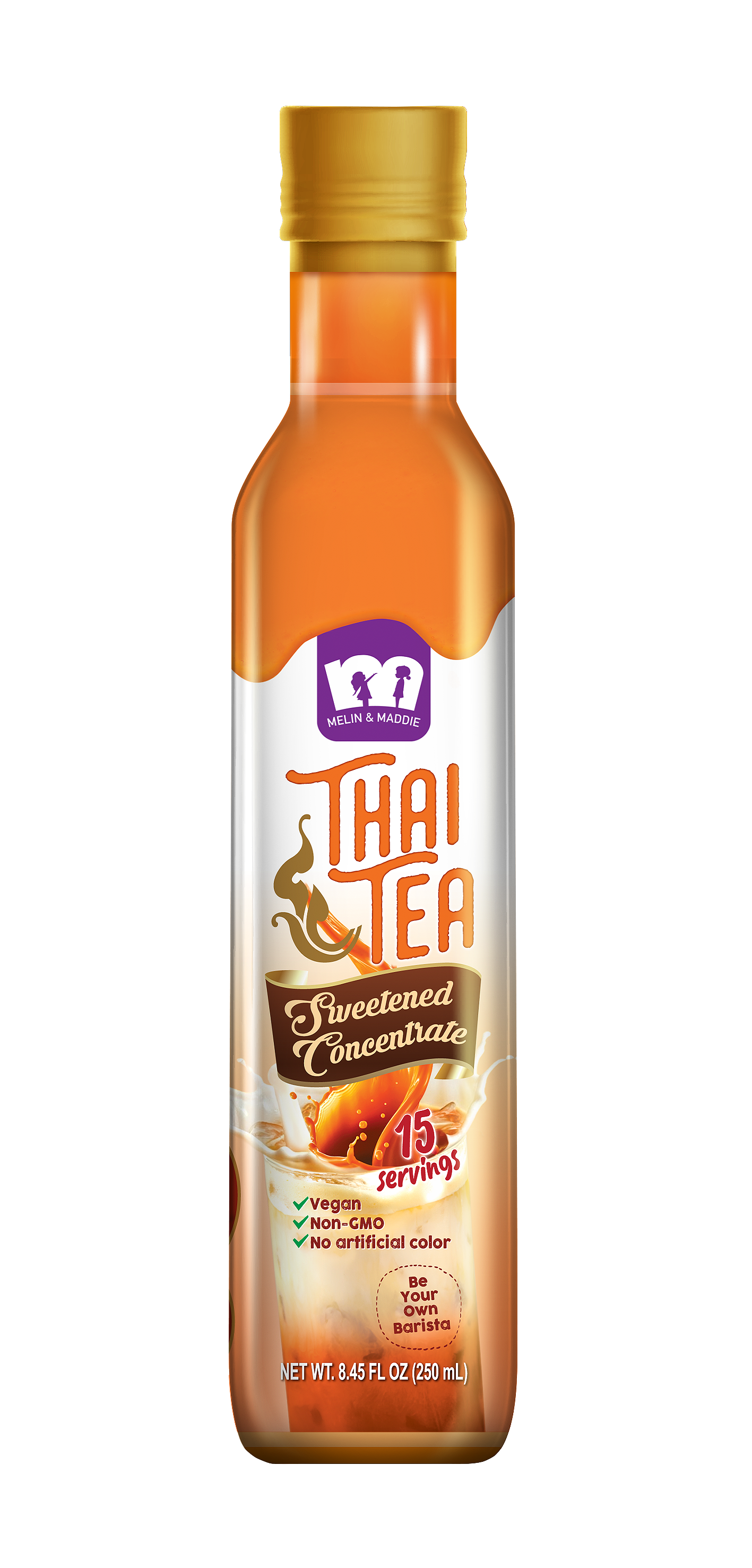 Melin & Maddie Thai Tea Concentrate 8.45 FL OZ