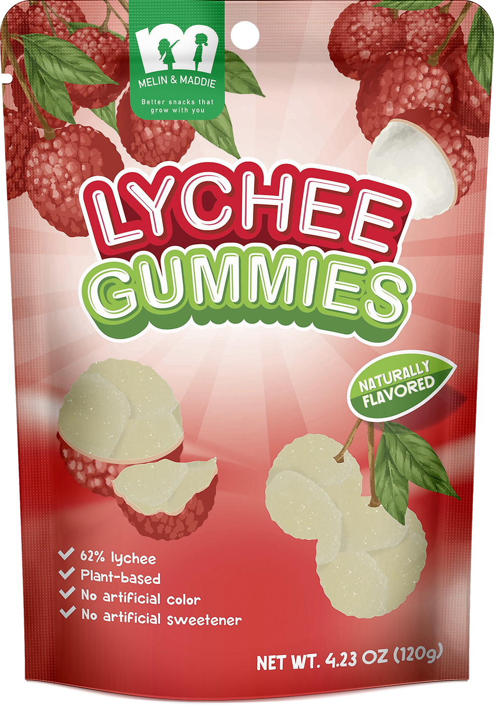 Thumbnail: Melin & Maddie Lychee Gummies 120 g
