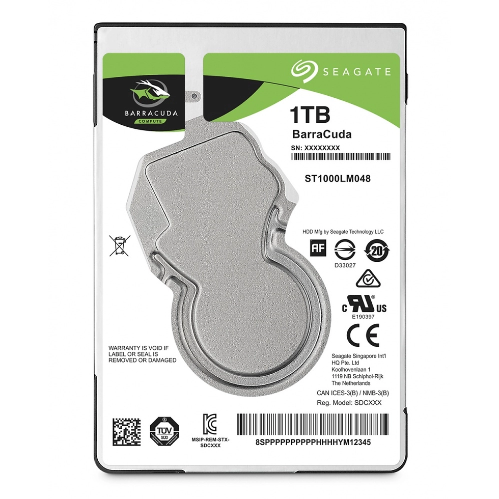 DISCO DURO INTERNO 2.5" SEAGATE BARRACUDA 1TB ST1000LM048