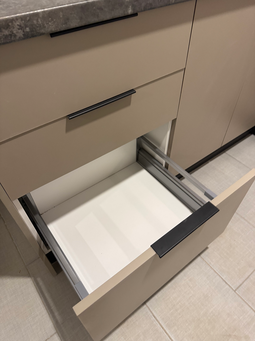 Miniatura: kit cajón Hettich Innotech Atira 470 Alto (cierre suave)