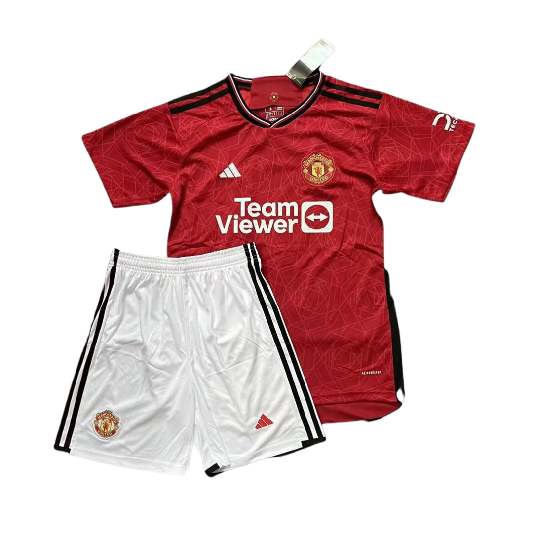 Manchester United 23/24 Home Top & Shorts