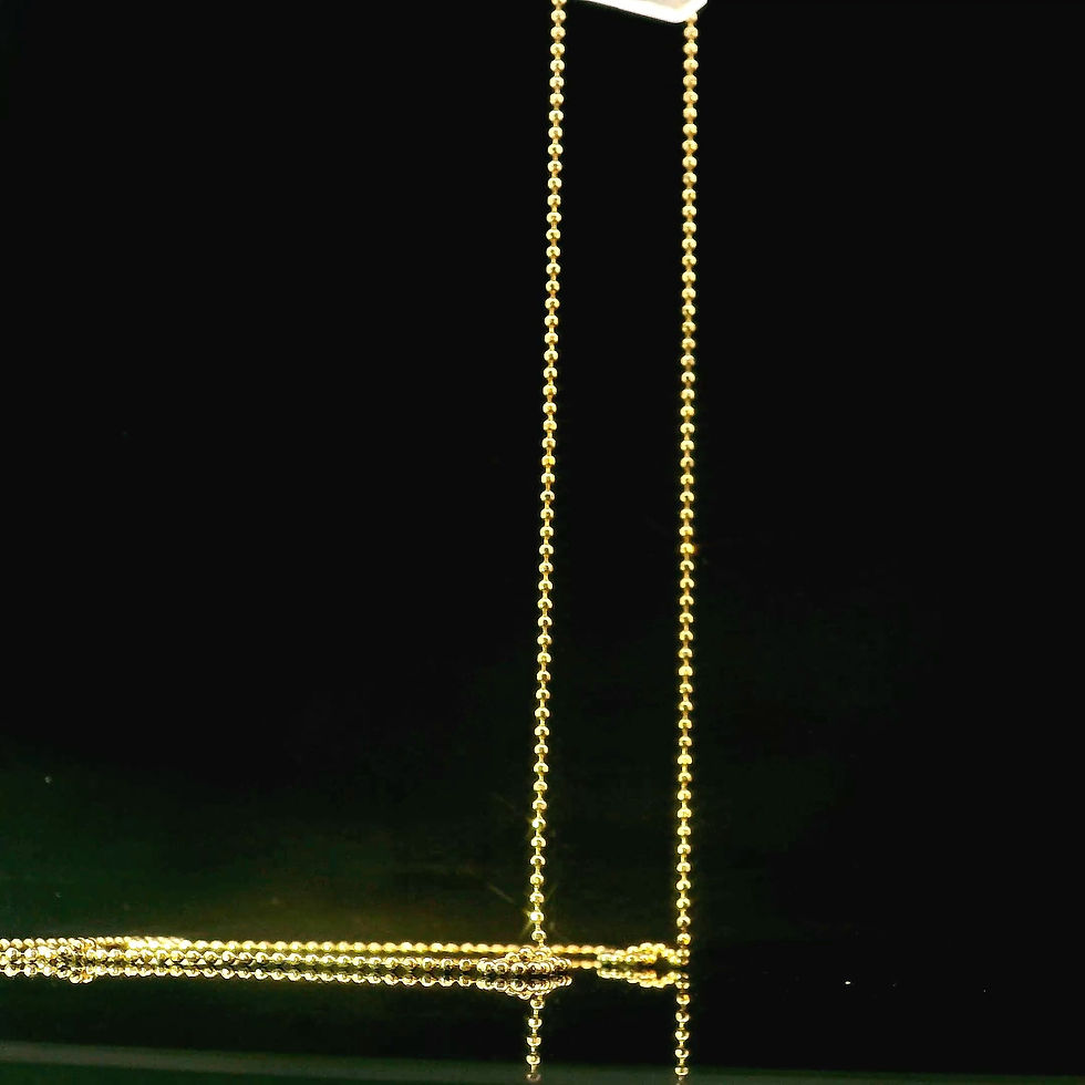 Thumbnail: Shweta Gold Bead Chain Necklace