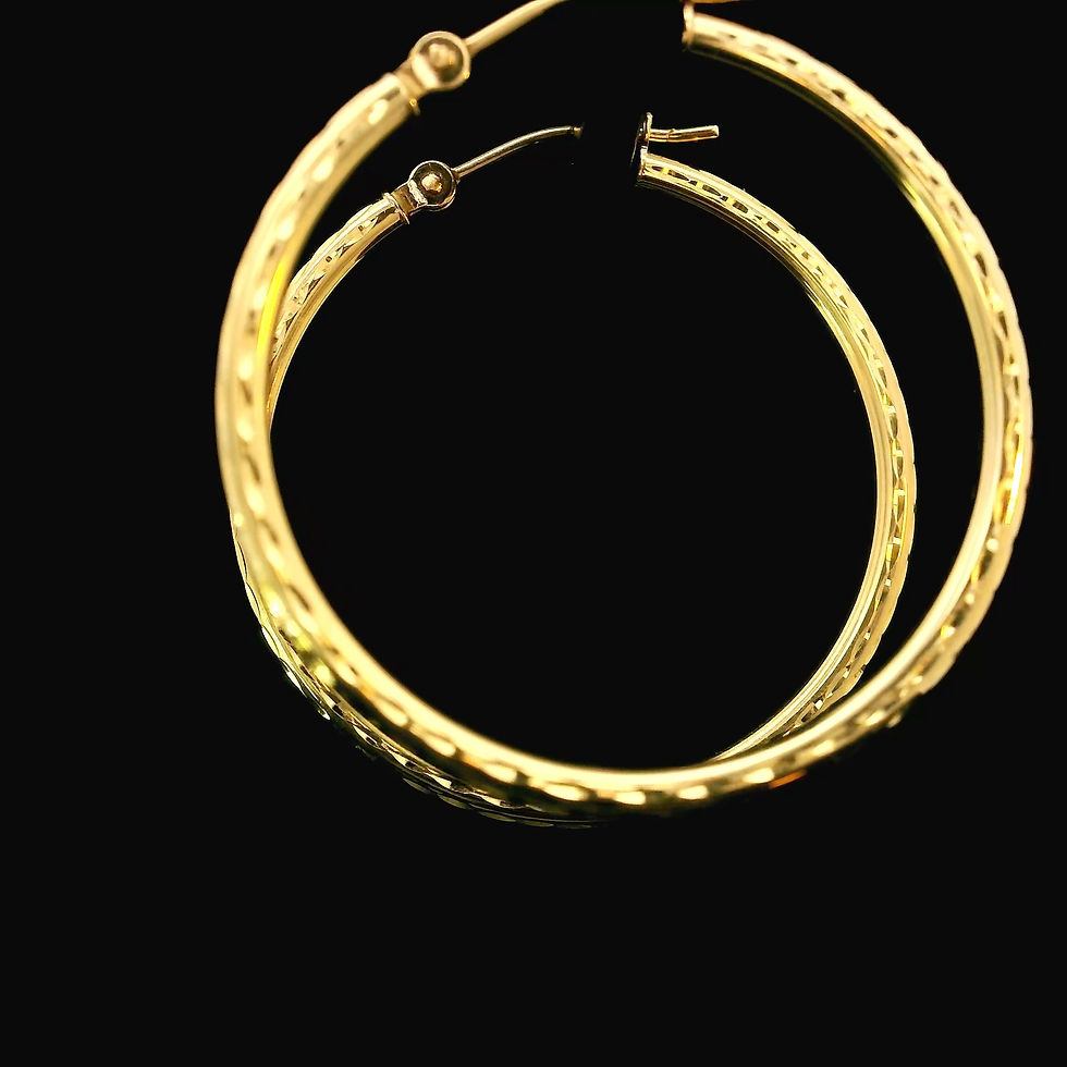 Thumbnail: Ayesha Gold Hoop Earrings