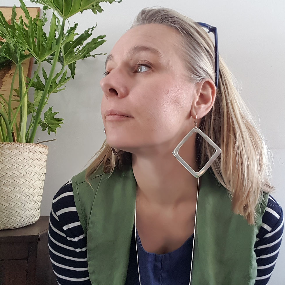 Thumbnail: Square Aluminium Earrings