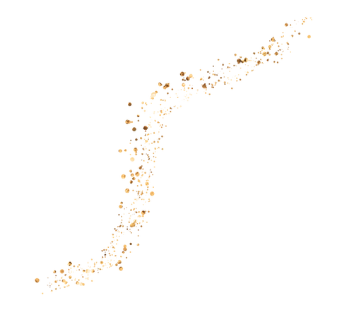 Gold speck graphic representing premium virtual assistant and social media management services