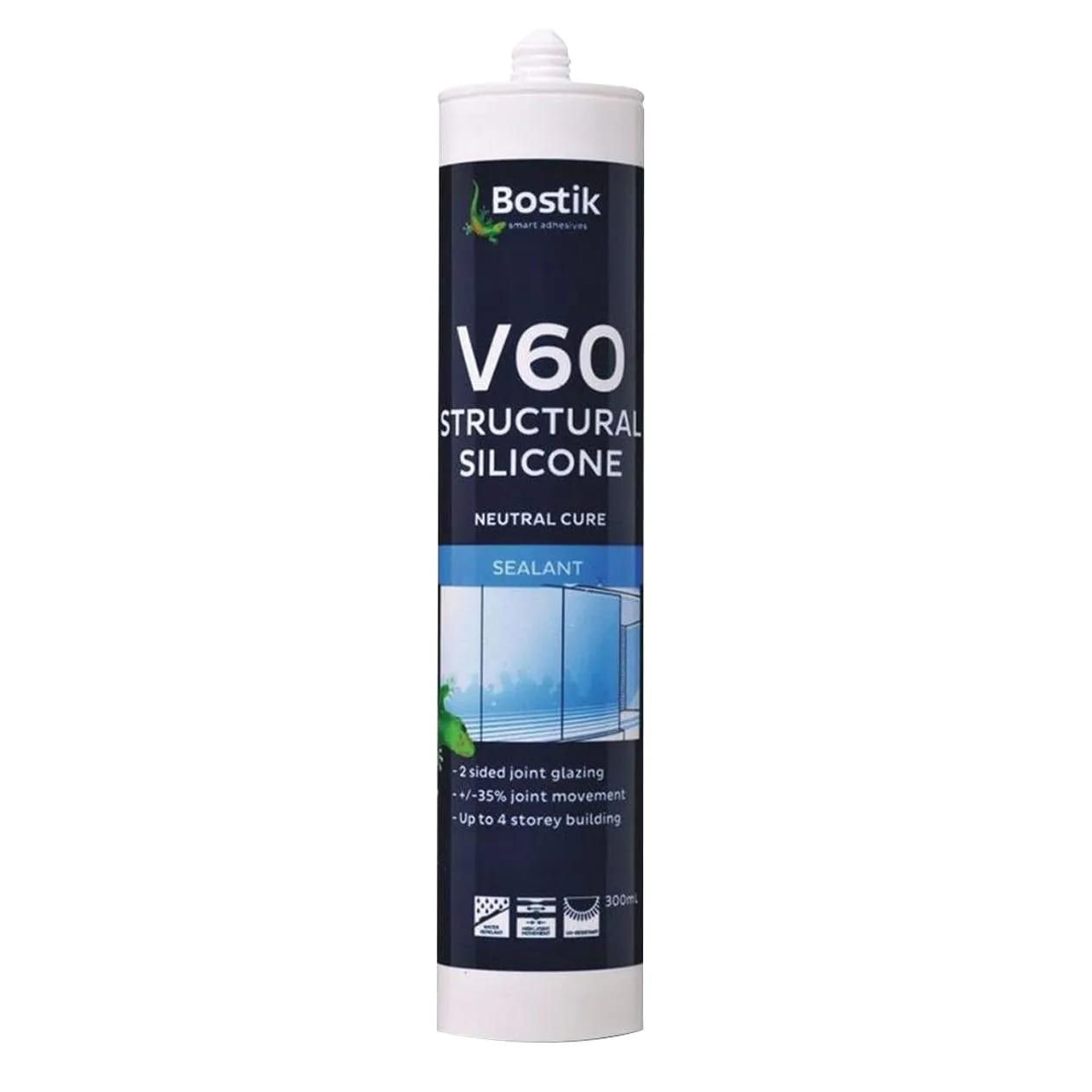 BOSTIK V60 High Performance Silicone - 300ml Cartridge