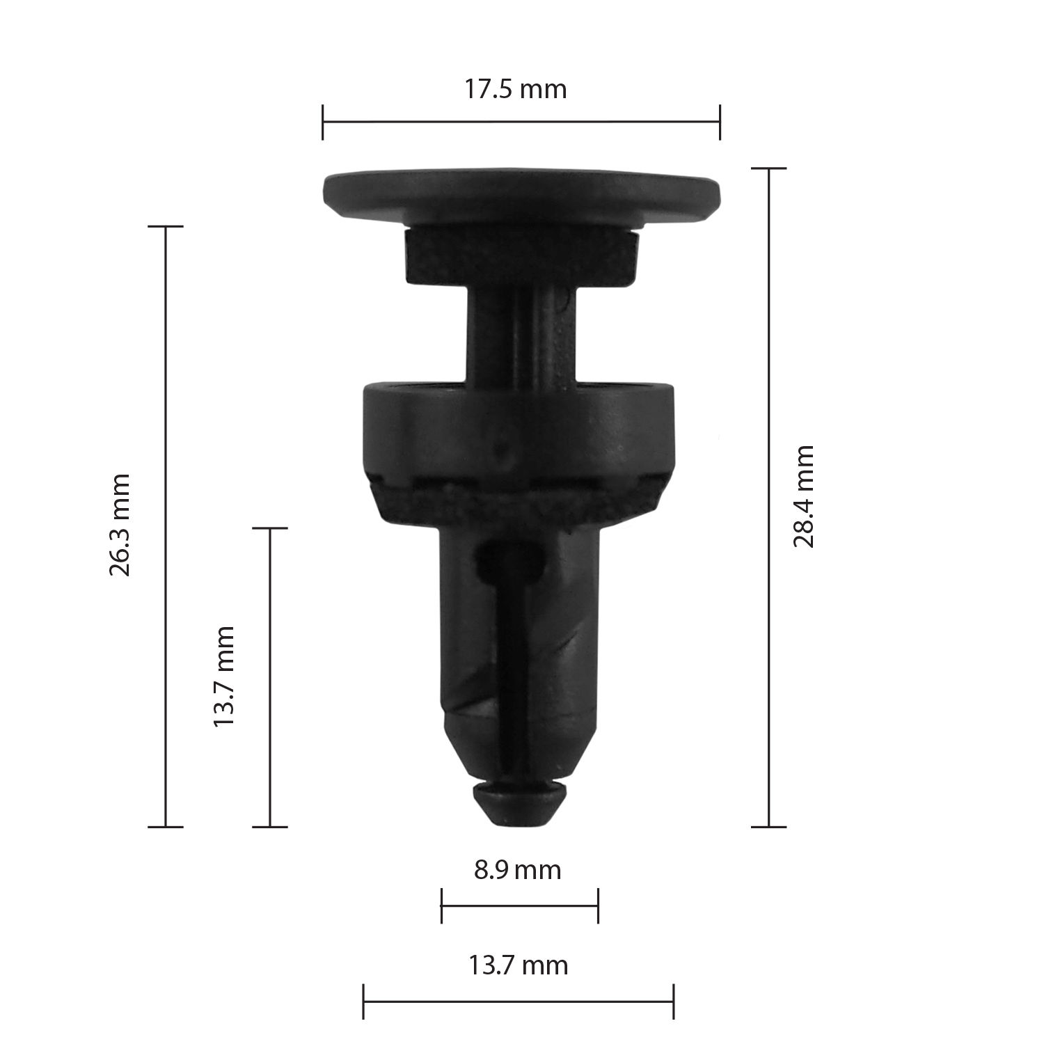 Honda CRV/Civic/Integra Cowl Clip - Pkt 25