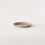 Thumbnail: A small, grey,  220mm diameter, stoneware rim plate