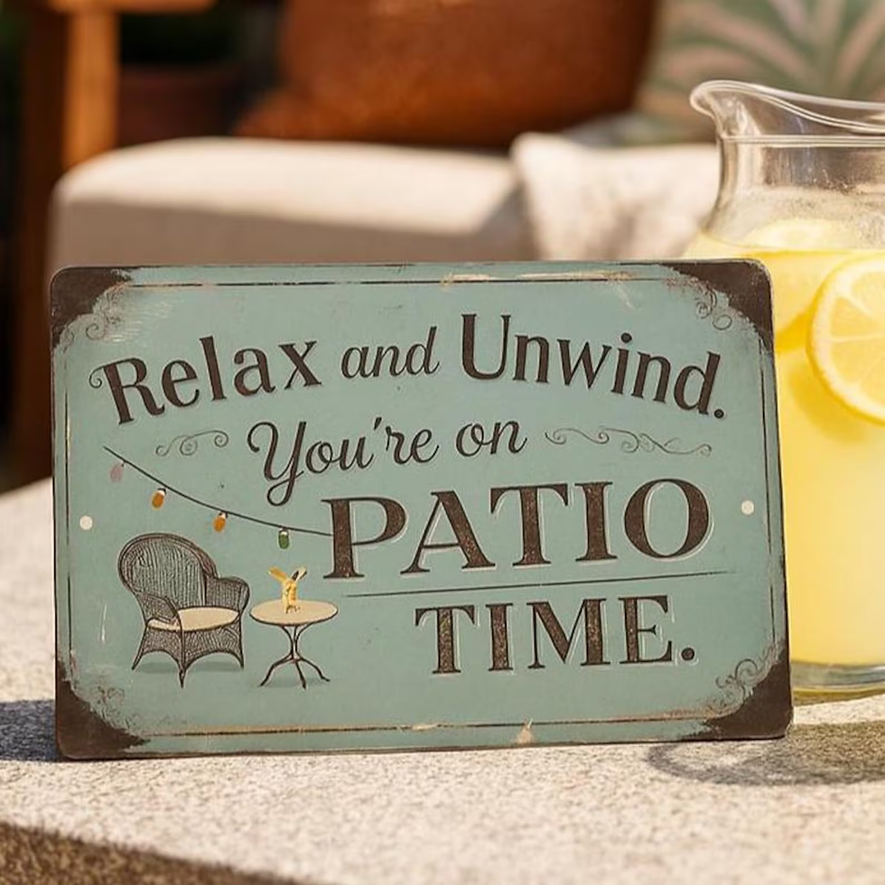 Patio Sign Ideas That Add Personality to Your Backyard