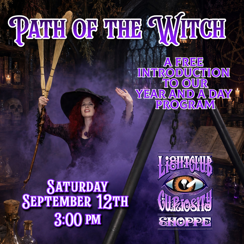 The Path of the Witch: An Introduction to A Year and a Day Training