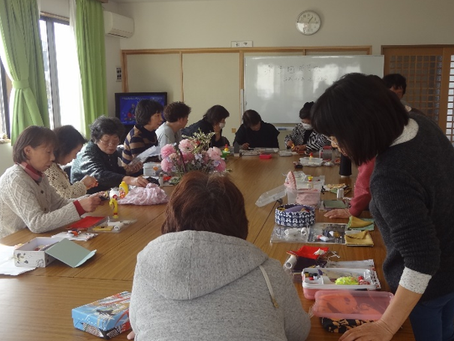 田子西中央復興住宅で第4回手芸カフェ開催