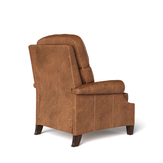 Rear view of the Solon transitional power recliner from Vogel made in Toronto, Canada