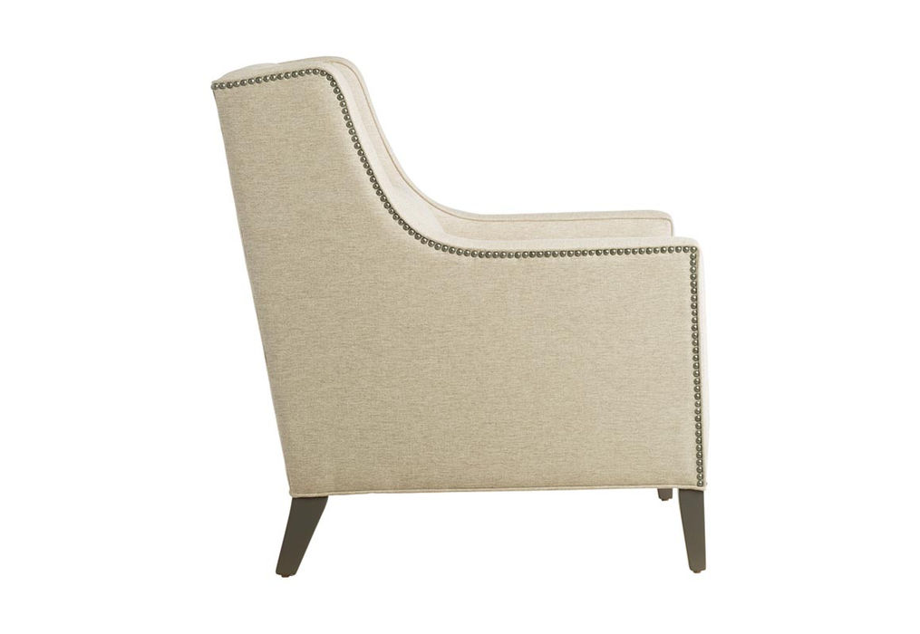 Side view of Vogel's Eloise Lounge Chair made in Toronto, Canada
