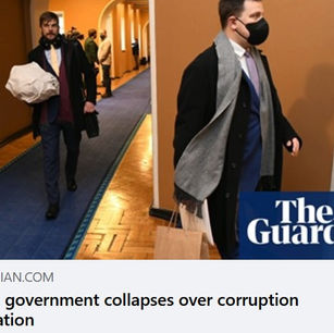 13.01.2021 Estse regering valt eveneens na corruptieschandaal