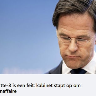 Nederland: einde regering Rutte 3