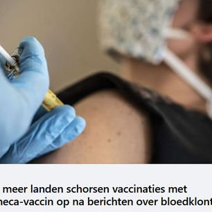 Steeds meer landen schorsen astra vaccin, maar België doet gewoon verder