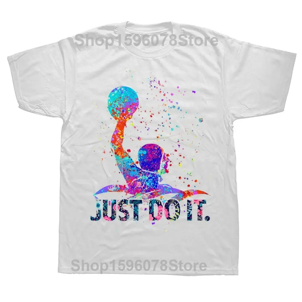 Miniatura: Funny Water Polo Waterpolo T Shirts Summer Style Graphic Cotton Streetwear Short