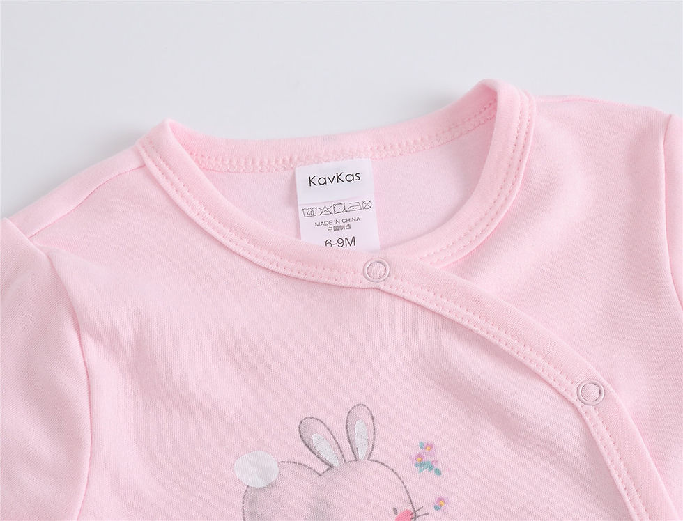 Miniatura: 3 Pcs/lot 100% Cotton Baby Girls Clothes Set 0-12M Long Sleeve Newborn Boy Rompe