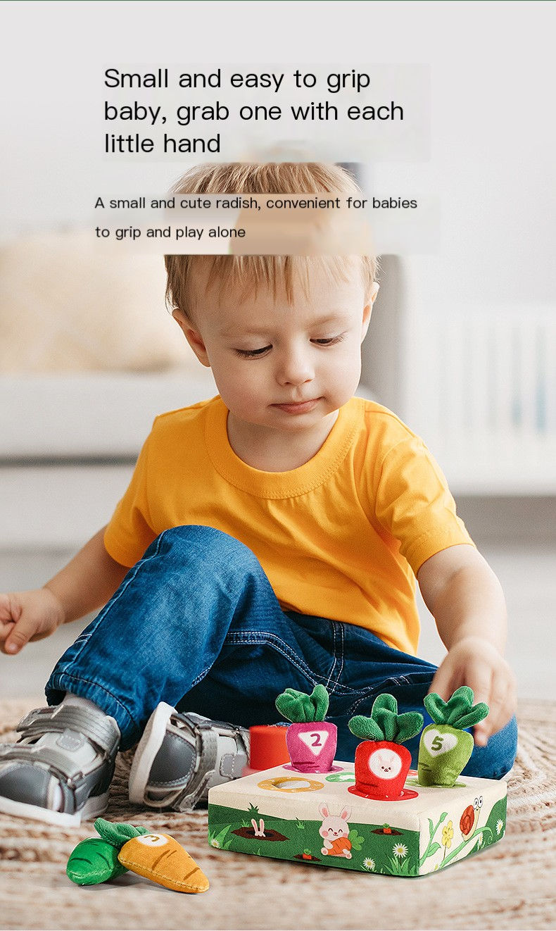 Miniatura: Plush Carrot Pulling Toy