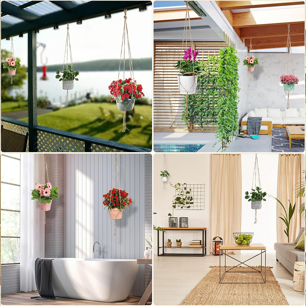 Miniatura: Hanging Plant Pot Holder Decorative Baskets Planter Plants Basket Flowerpot Plan