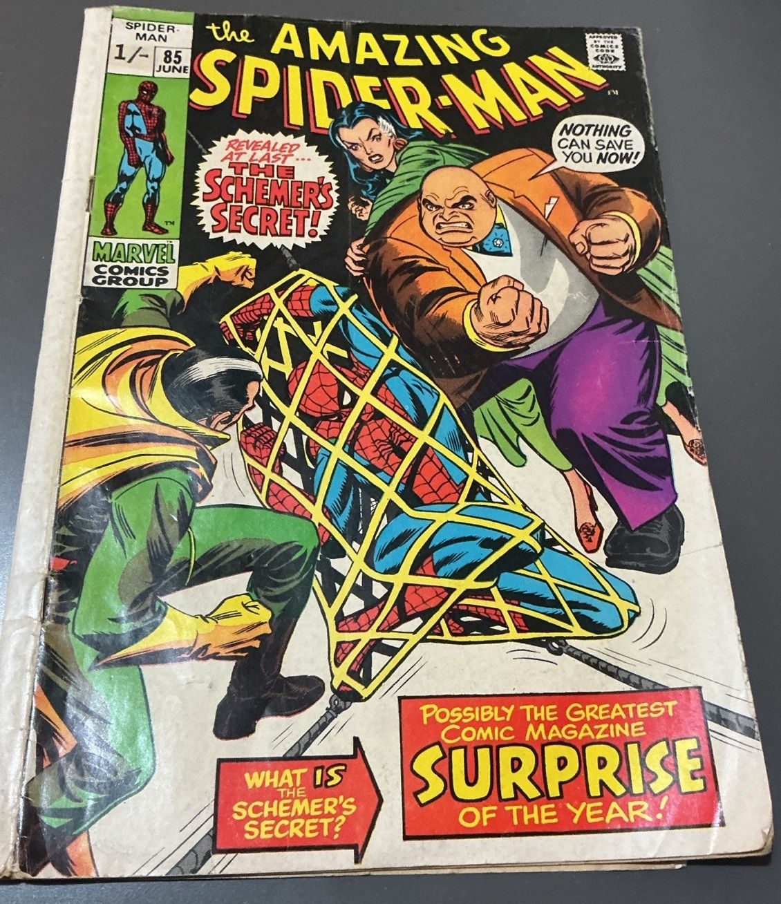 Amazing Spider-Man #85 Marvel UK Kingpin Bronze Age June 1974