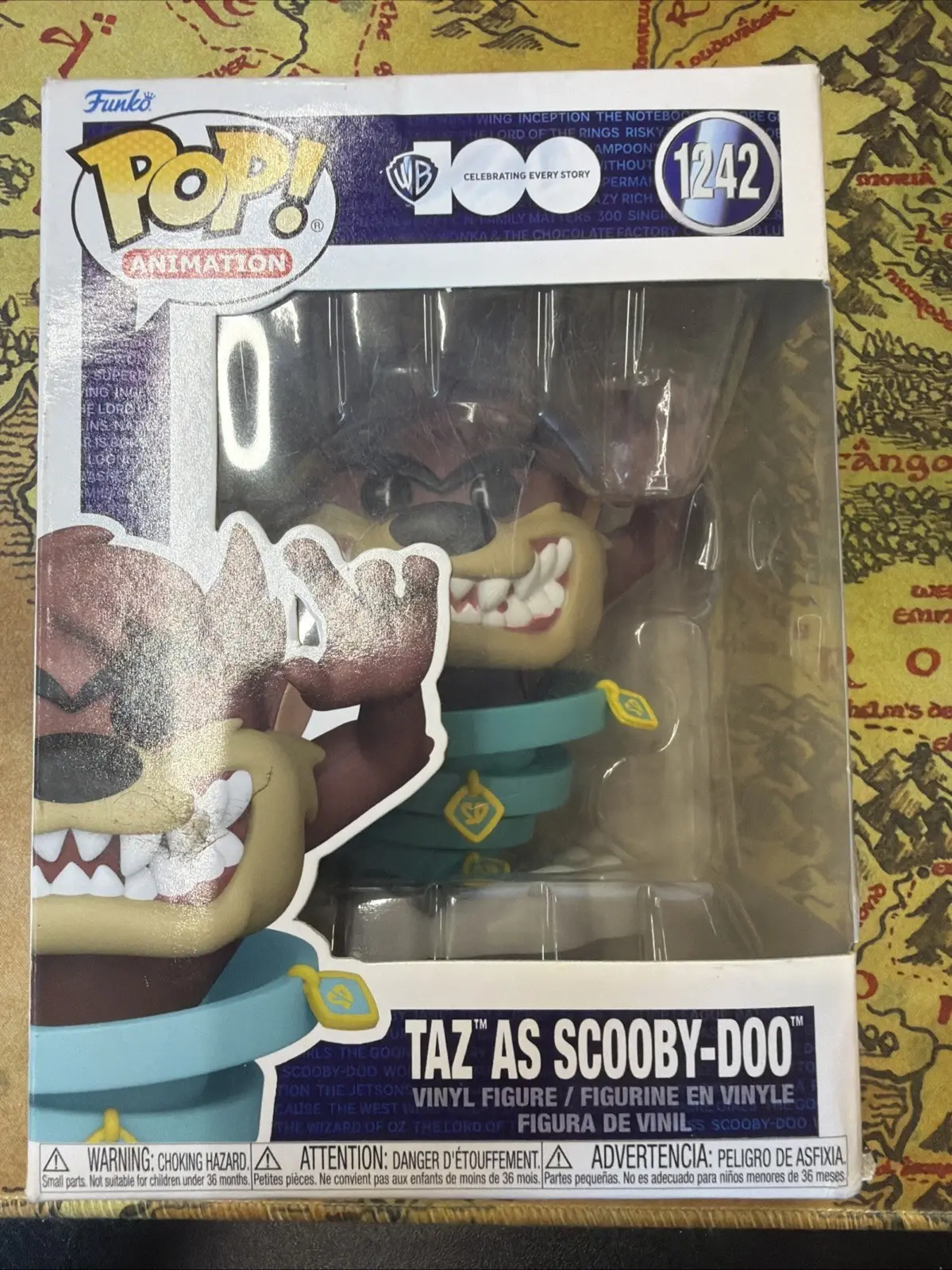 Looney Tunes Pop! Animation Vinyl Figurine Taz as Scooby Funko