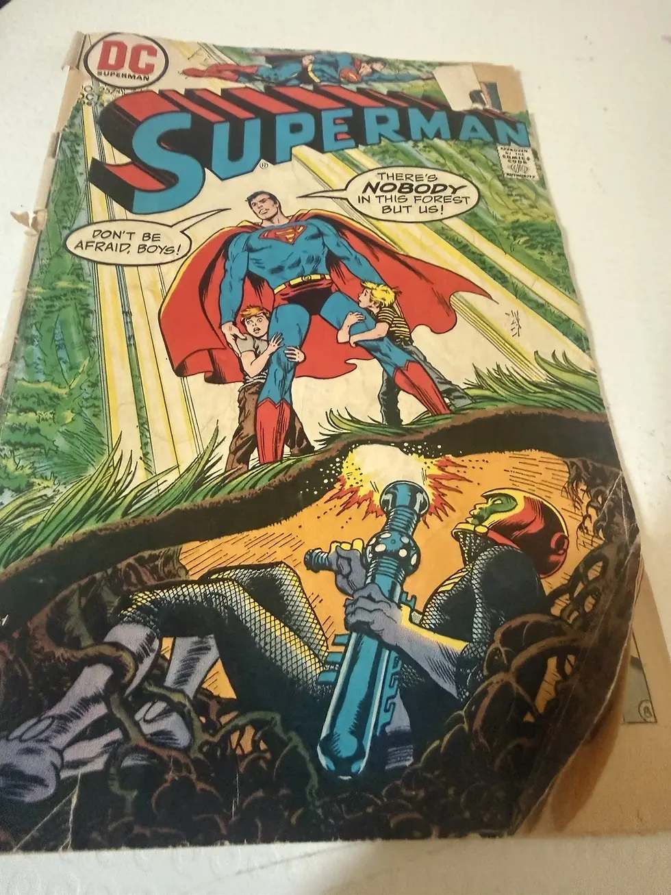 Superman #257 DC Bronze Age Comic 1972 Vintage Reader Copy