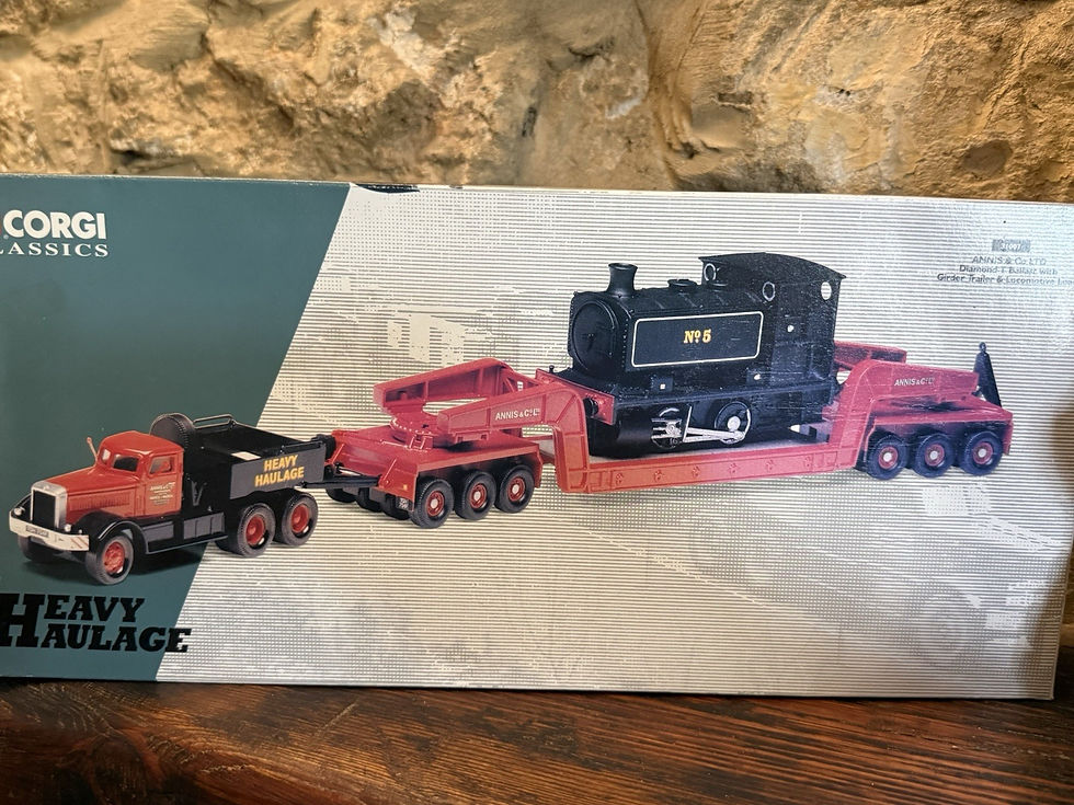 Thumbnail: Corgi 17607 Annis & Co Diamond T Ballast & Locomotive Load